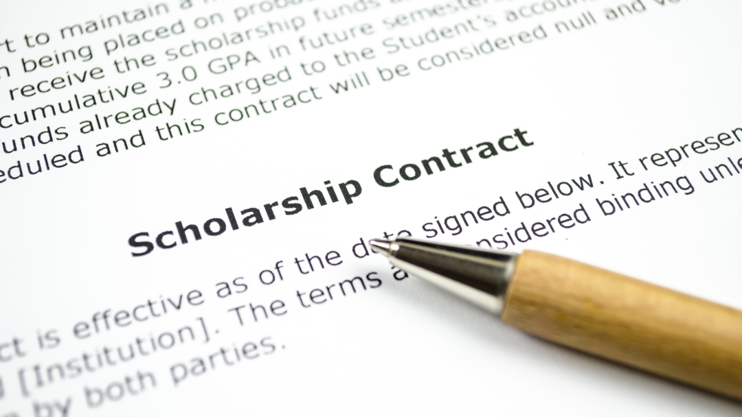 How Important is a Scholarship Contract?