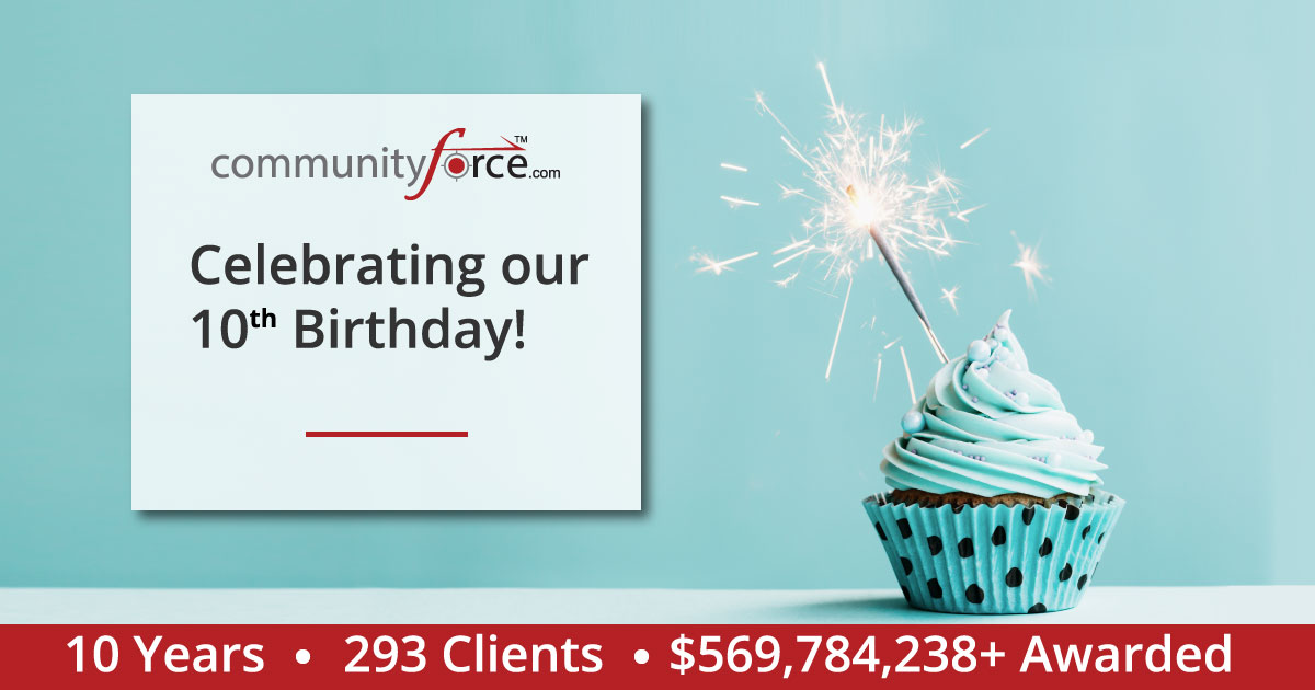 Celebrating 10 Years of serving the Nonprofit Community, Private and Government Organizations
