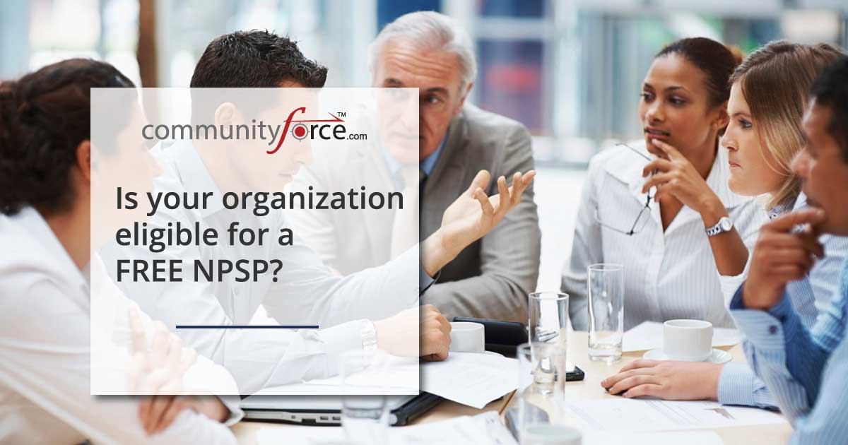 Is your Organization eligible for a FREE NPSP?